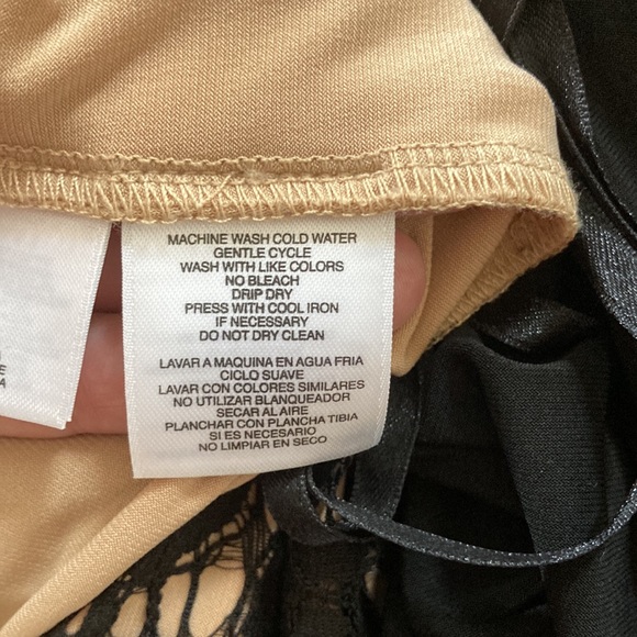 Anne Klein 3/4 Sleeve Black Lace Dress - Picture 11 of 11